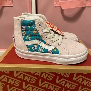 Vans sk8-hi zip Sea Party toddler girl 6.5